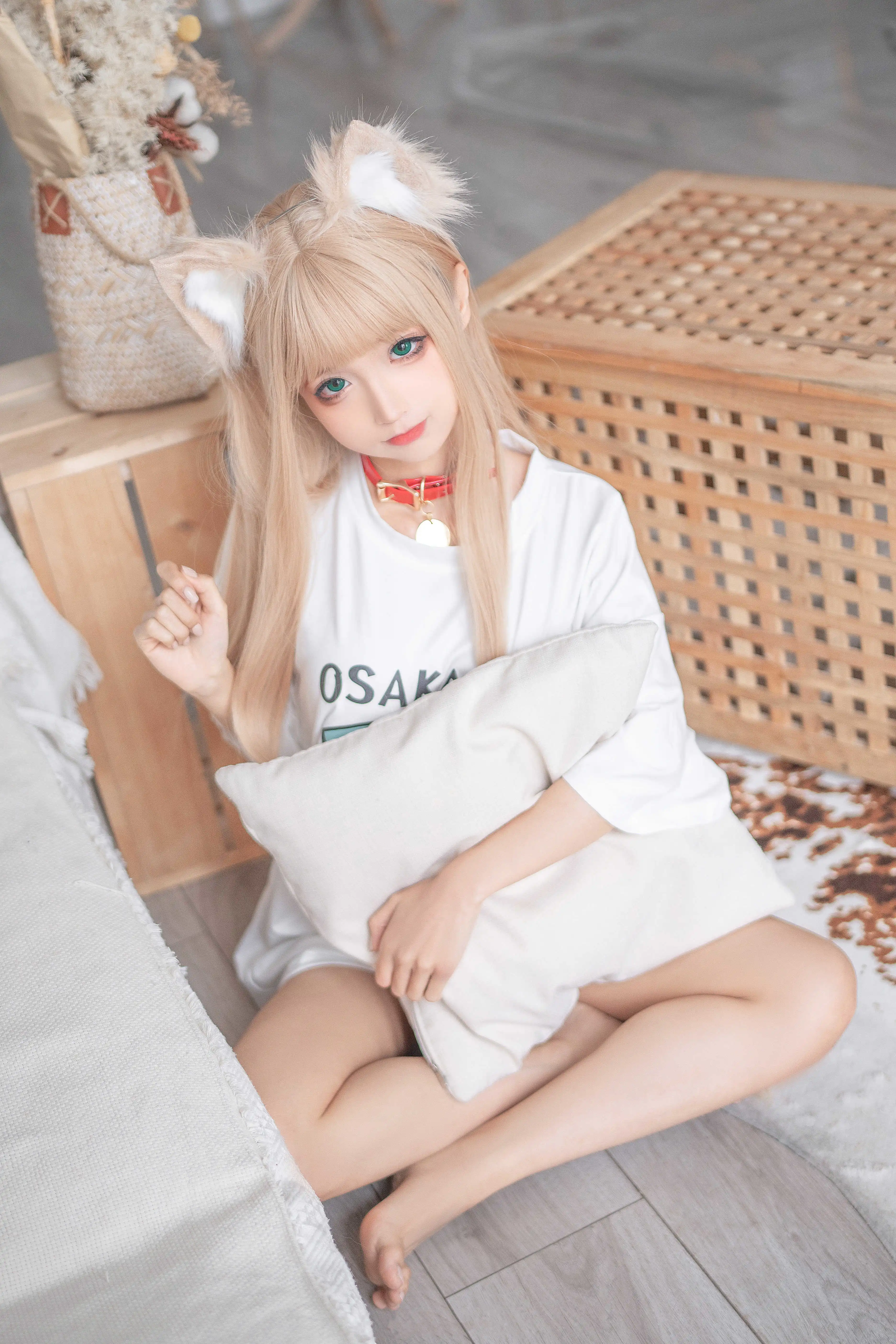 图片[4]-蠢沫沫coser代表作黄豆粉猫娘粉嫩嫩猫耳朵图集共140P-柒老湿