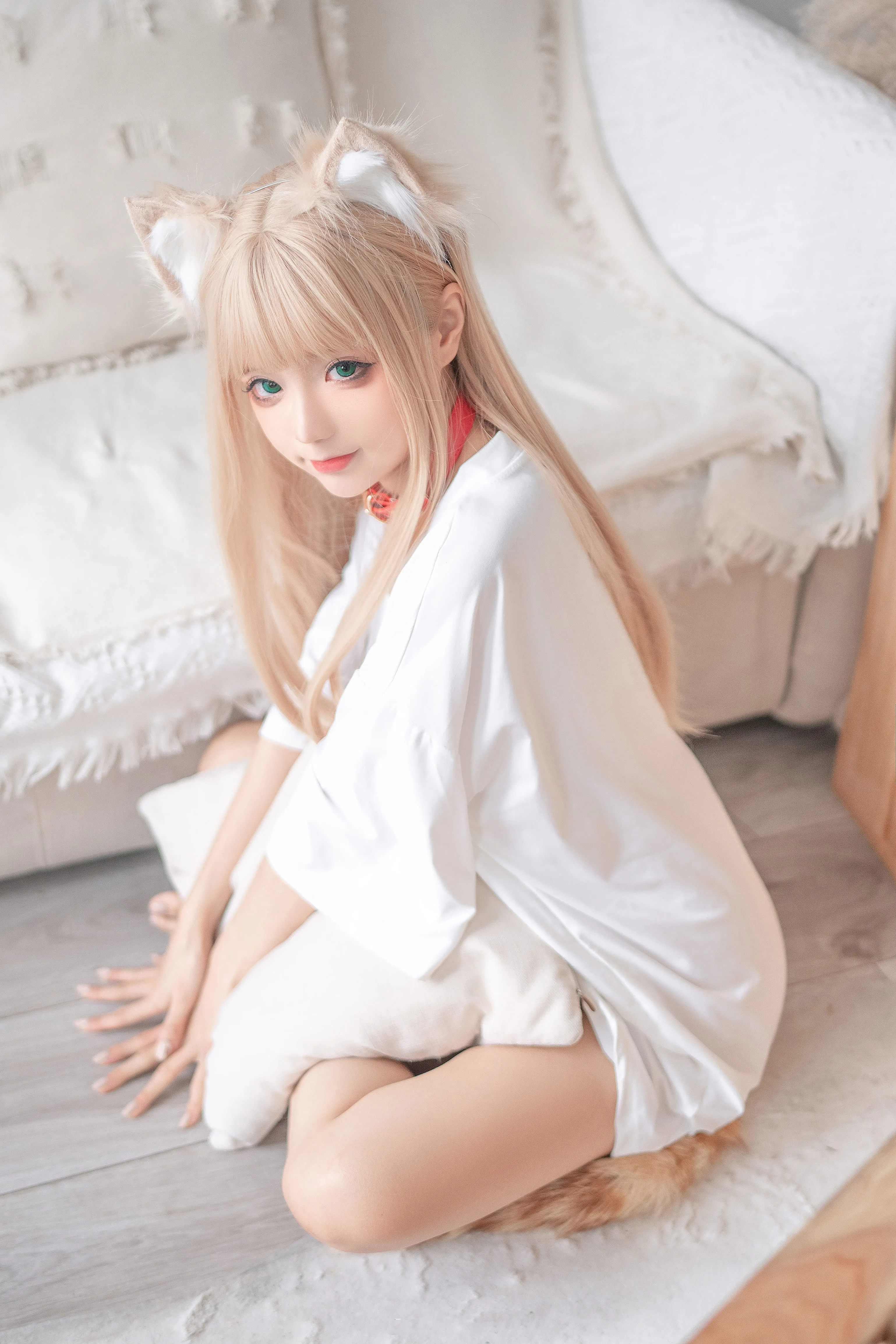 图片[6]-蠢沫沫coser代表作黄豆粉猫娘粉嫩嫩猫耳朵图集共140P-柒老湿