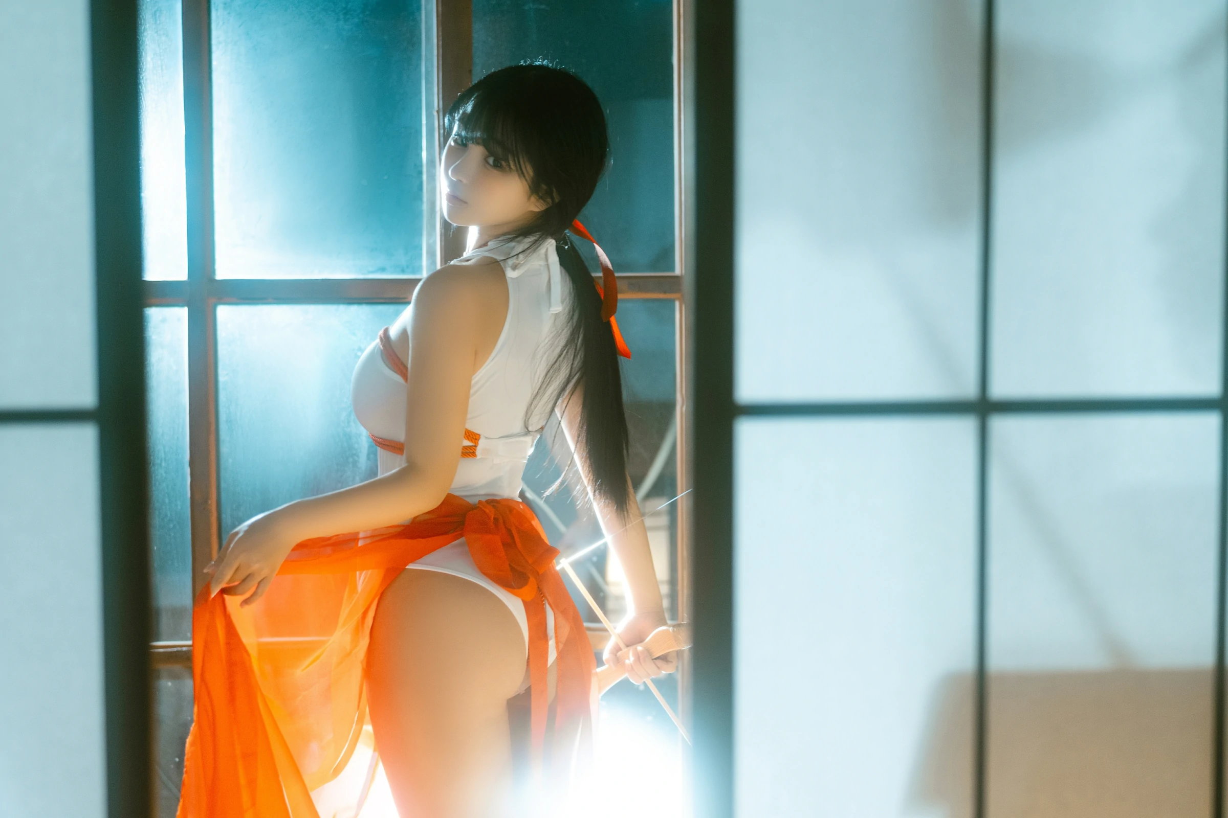 图片[5]-桜井宁宁二次元coser绳艺巫女弓箭手图集全套共61P-柒老湿